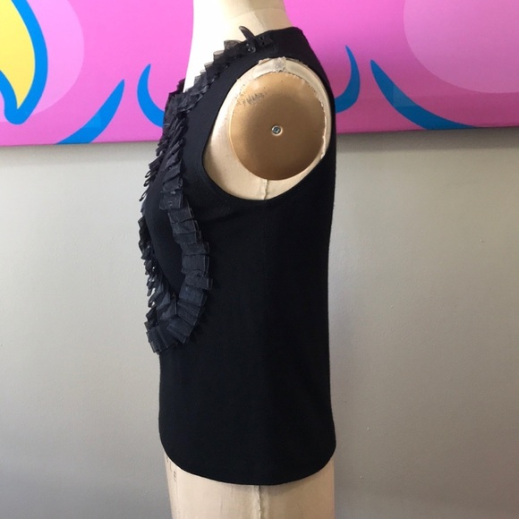 Moschino Black Wool Ribbon Peace Sign Sweater - Picture 6 of 8